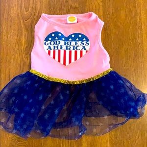 God Bless America Dog Tutu 🇺🇸